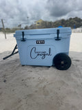 Golf Cart Cowgirl Cooler transfer 11”x6.5”