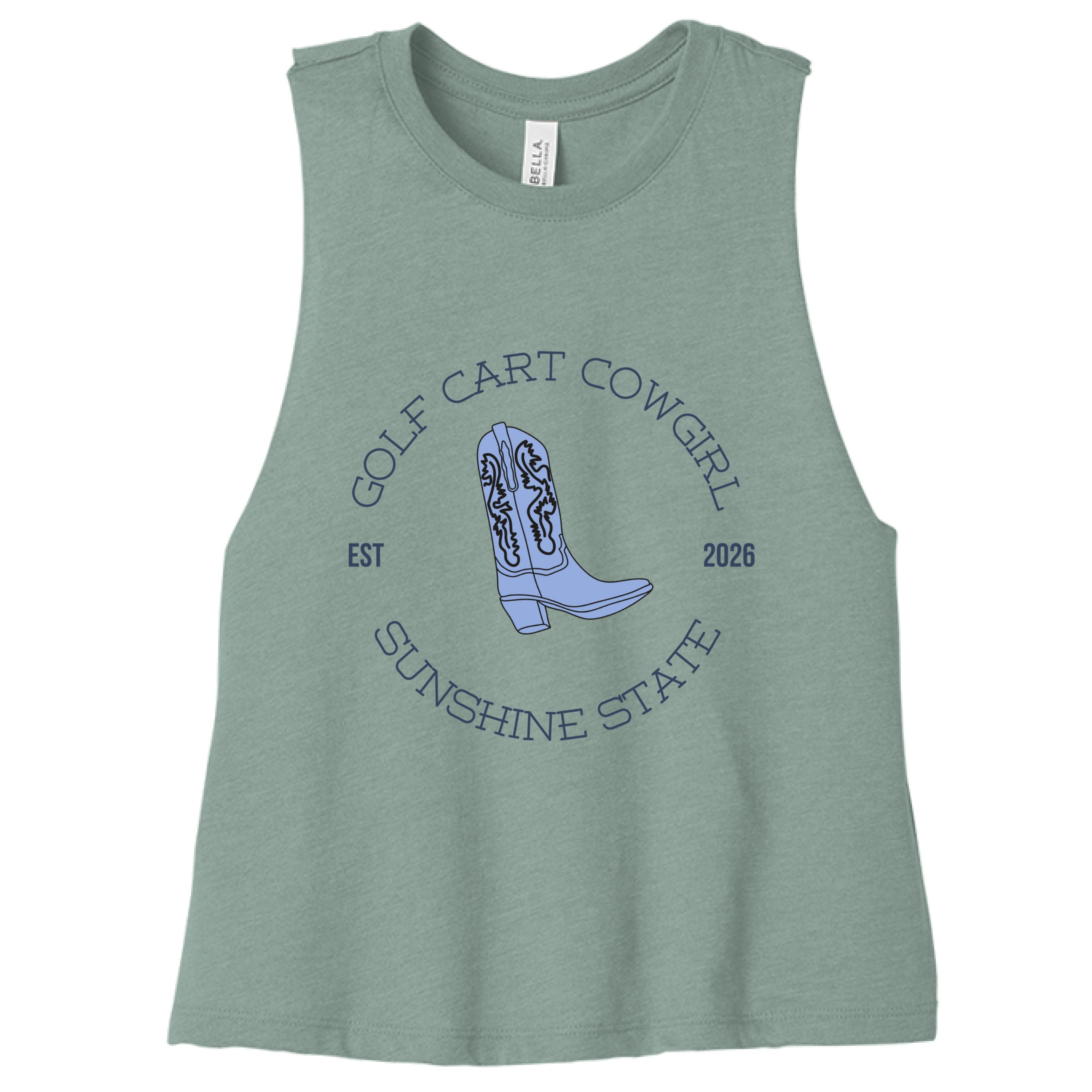 Heather Dusty Blue - FRONT