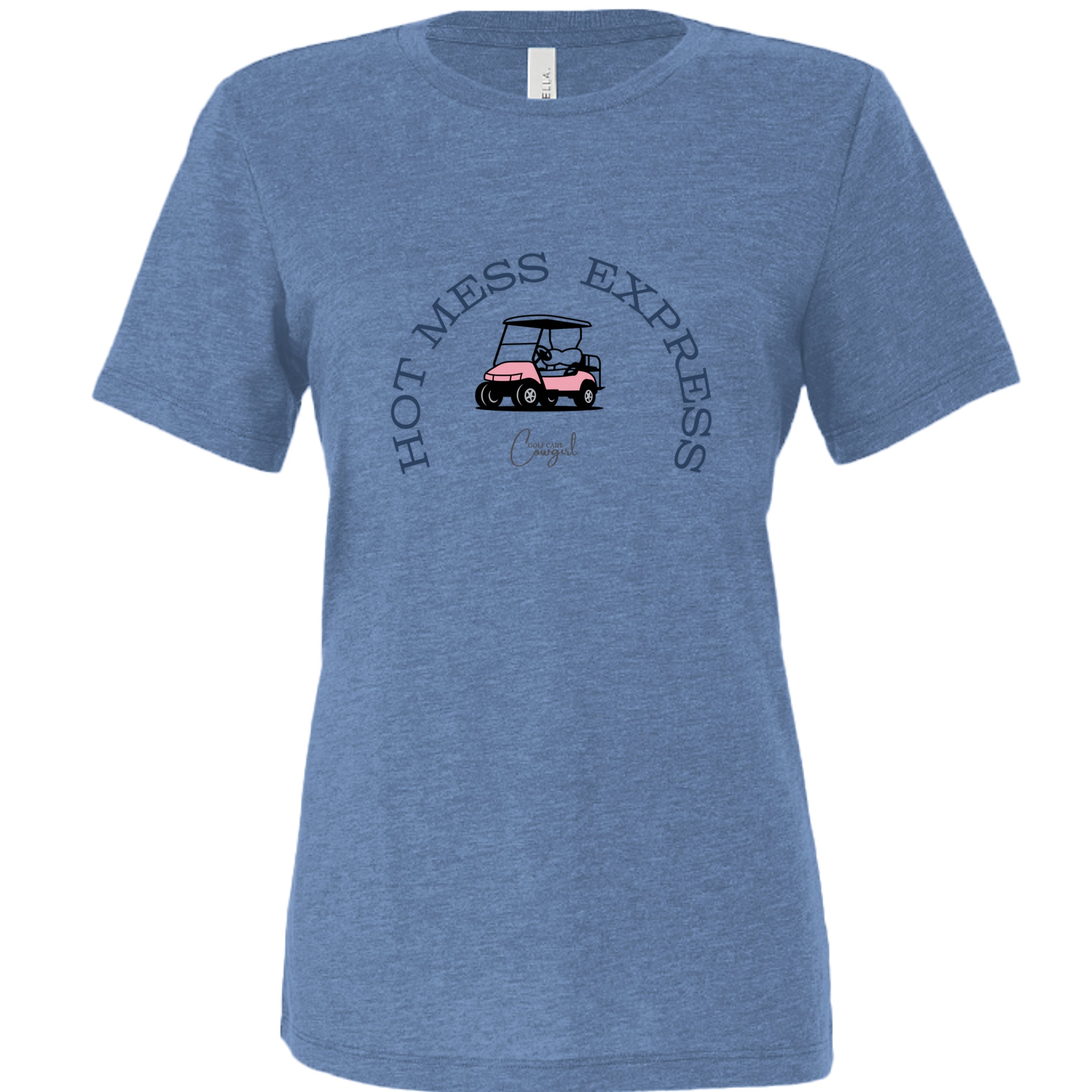 Blue Triblend - 6413 - FRONT